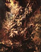 RUBENS, Pieter Pauwel Fall of the Rebel Angels oil painting